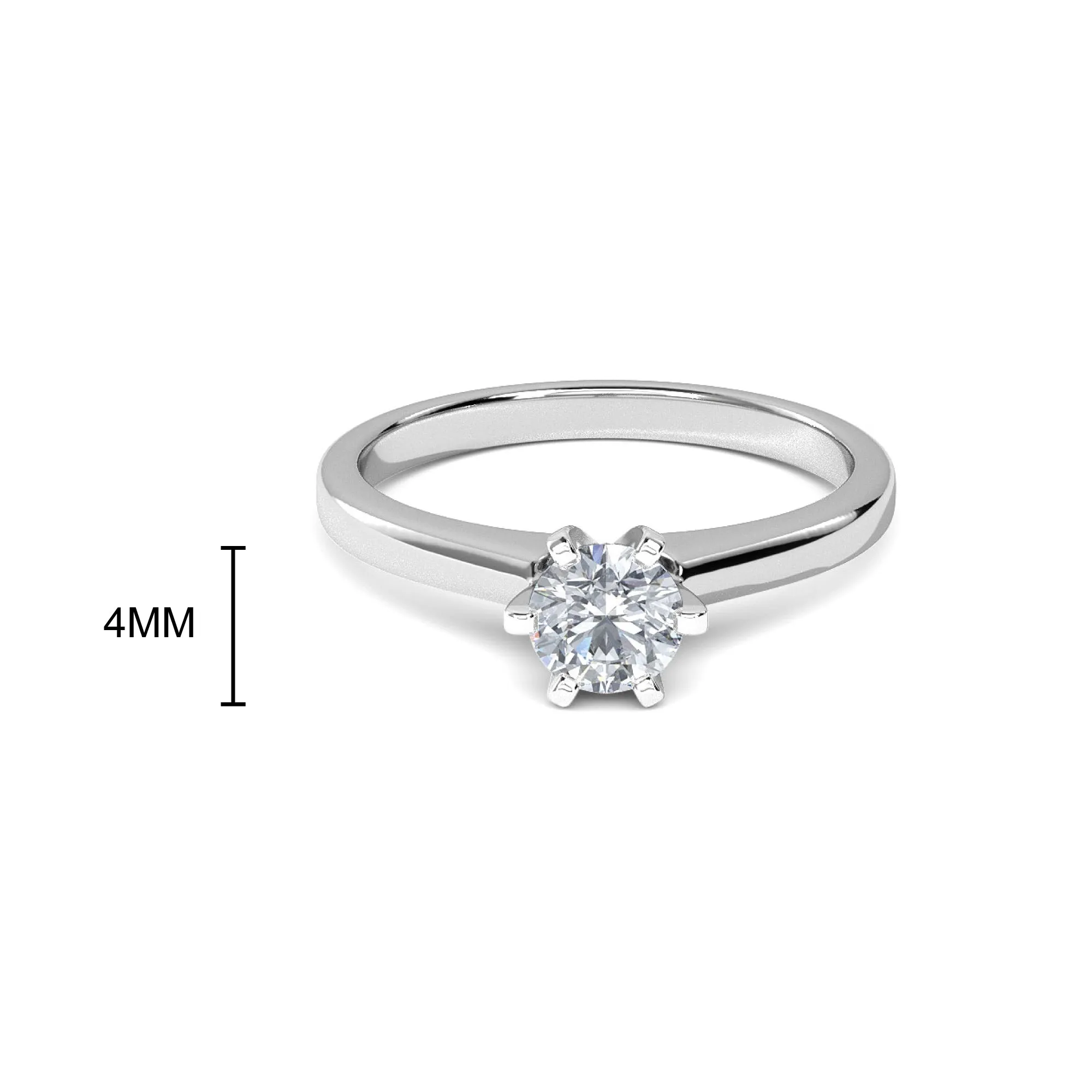 0.20 CT Izara Solitaire Ring