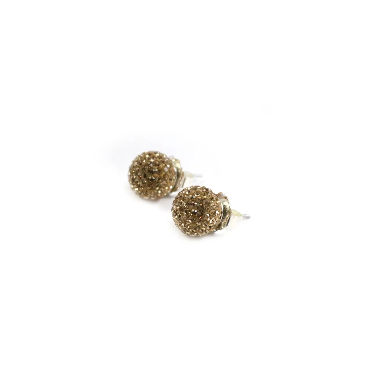 12mm Gold Stud Earrings