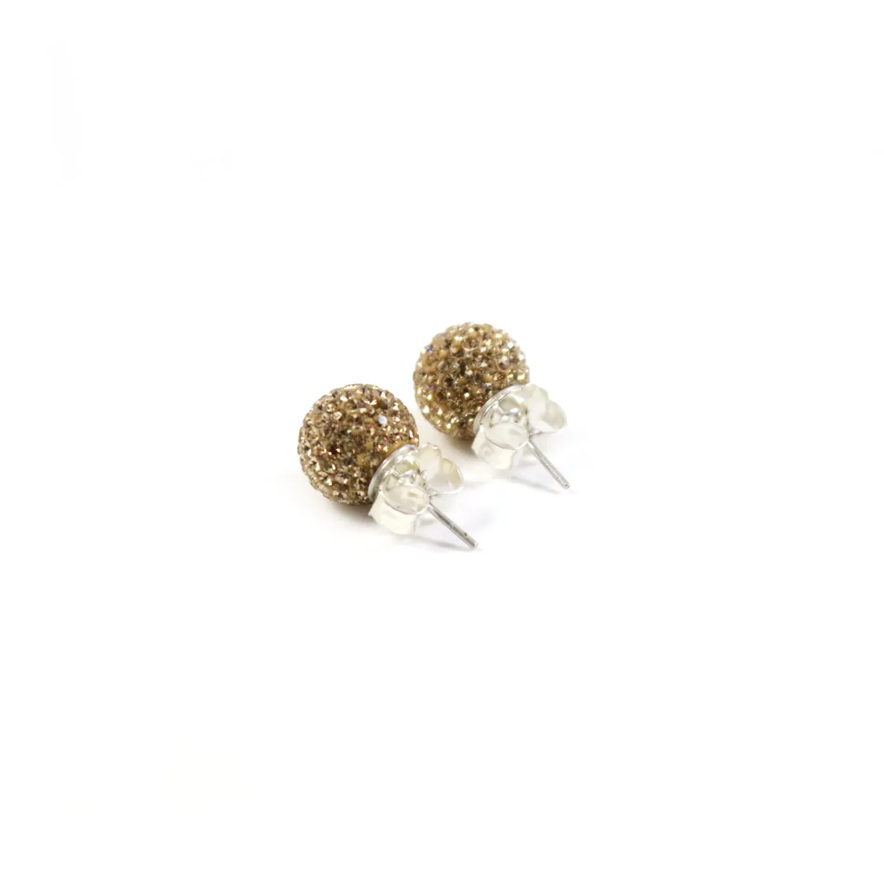 12mm Gold Stud Earrings