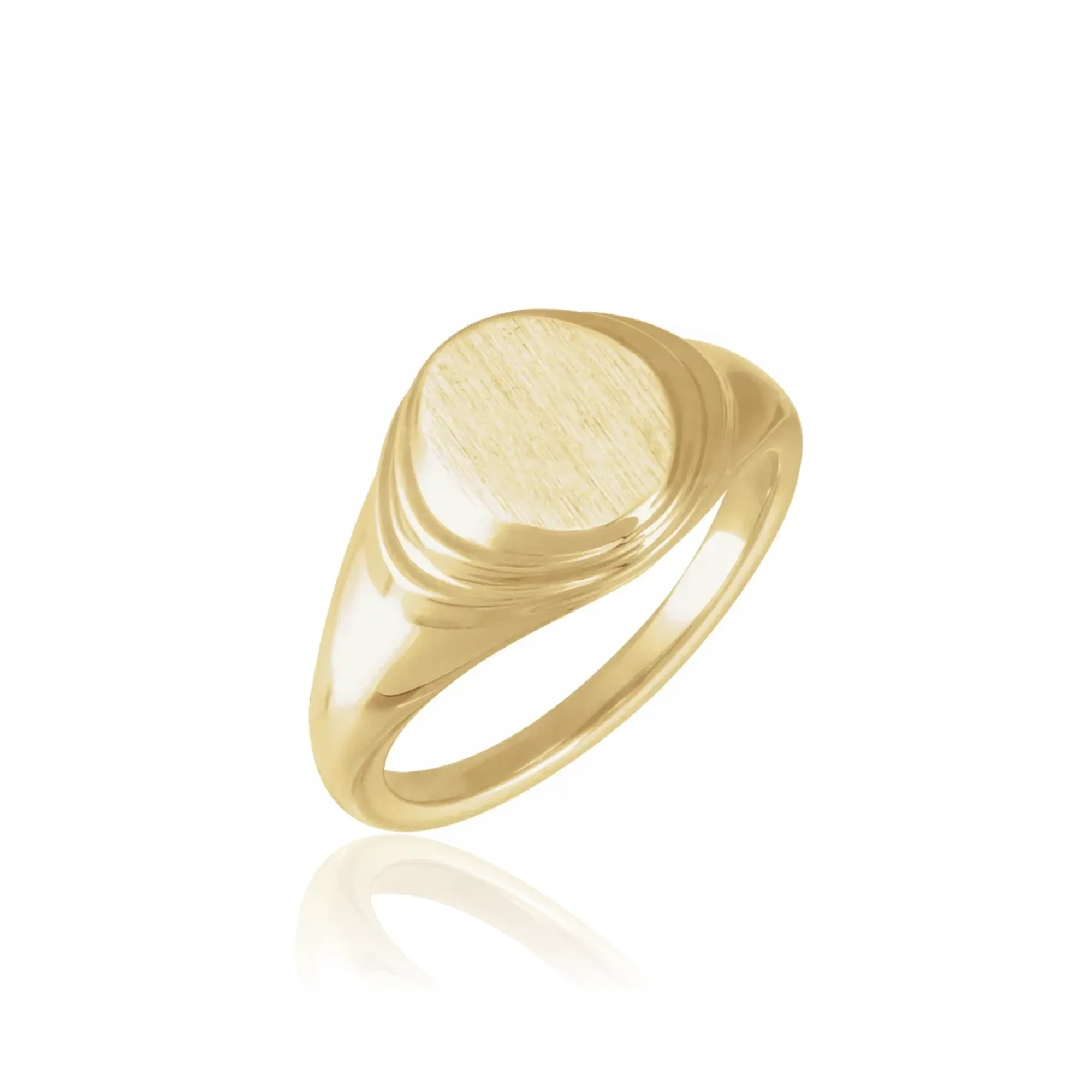 14k Daphne Signet Ring