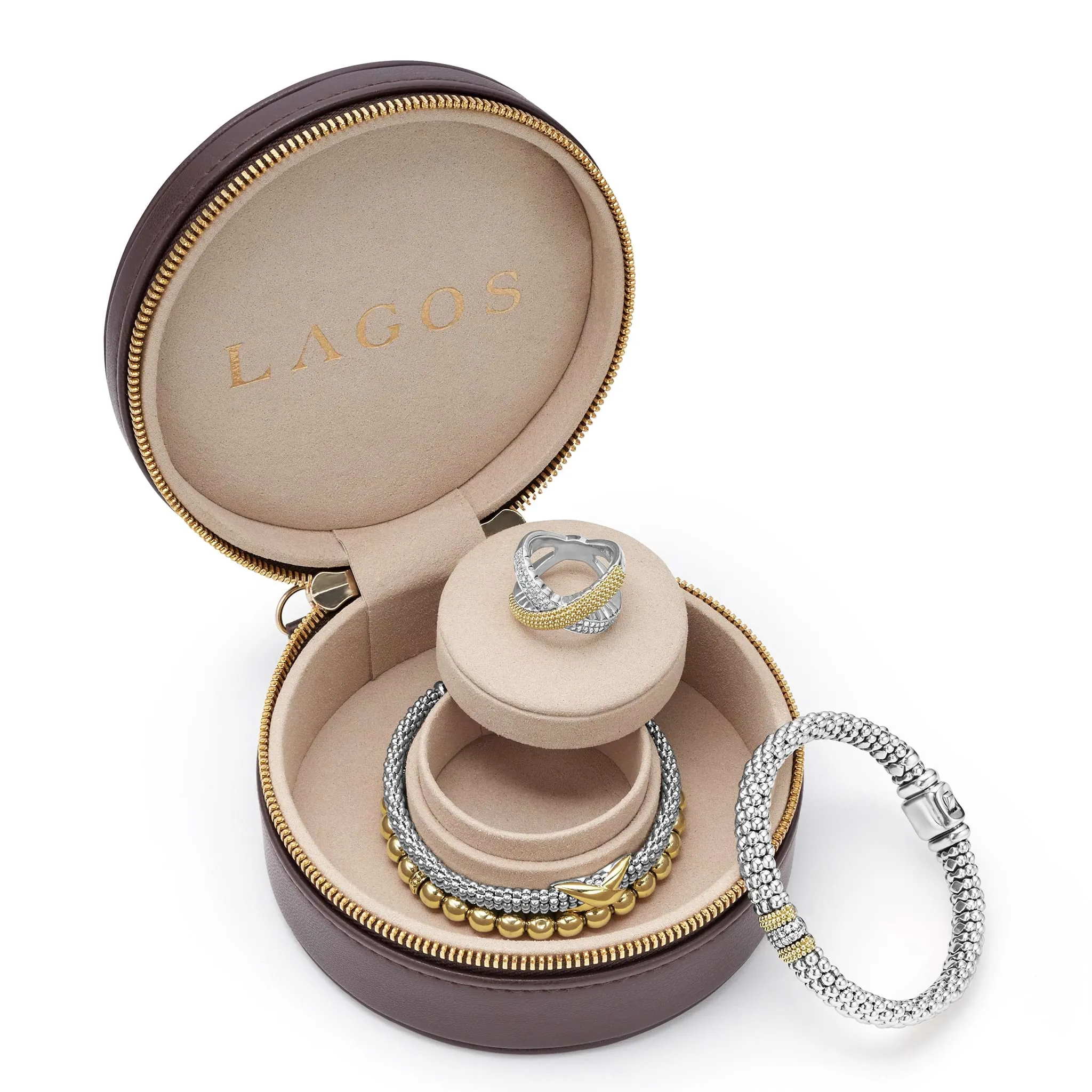 Accessories Circle Travel Jewelry Case