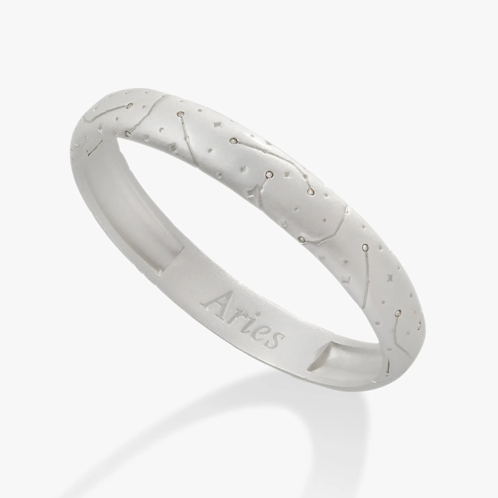 Aries Zodiac Hinge Bangle