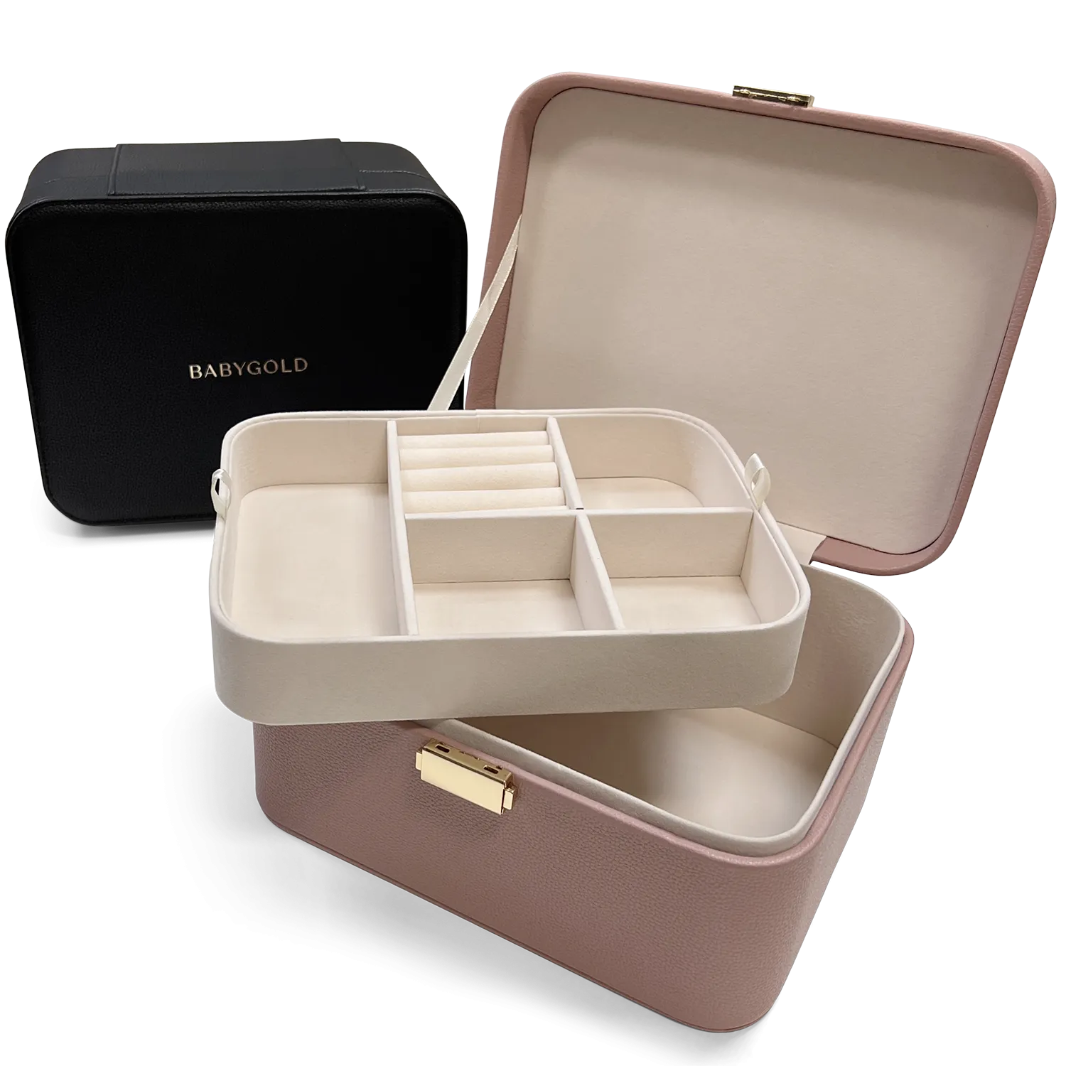 Baby Gold Pink Jewelry Case