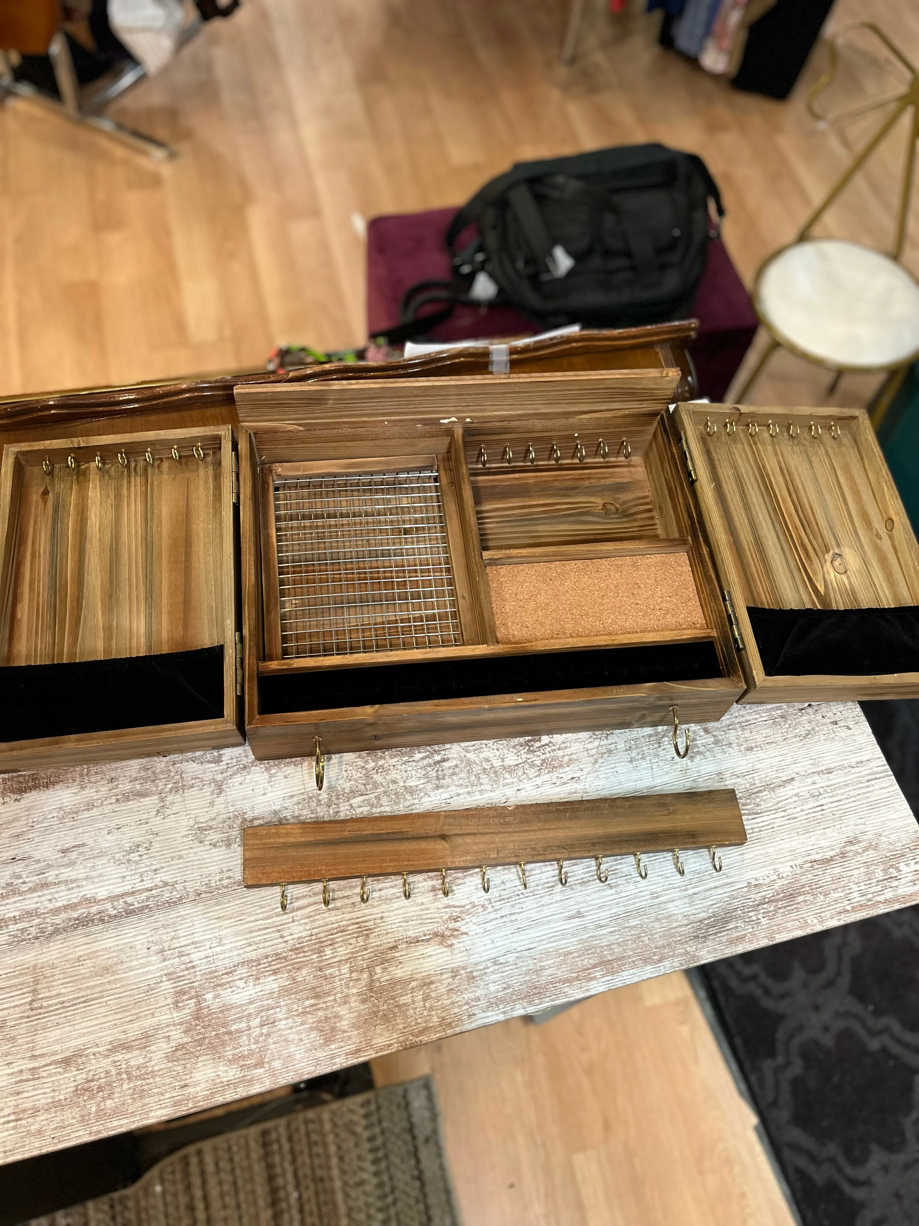 Barn Door Jewelry Cabinet