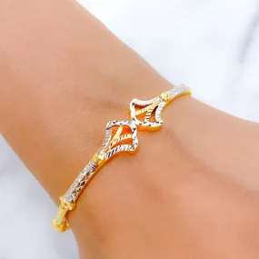 Beautiful Symmetrical Bangle Bracelet