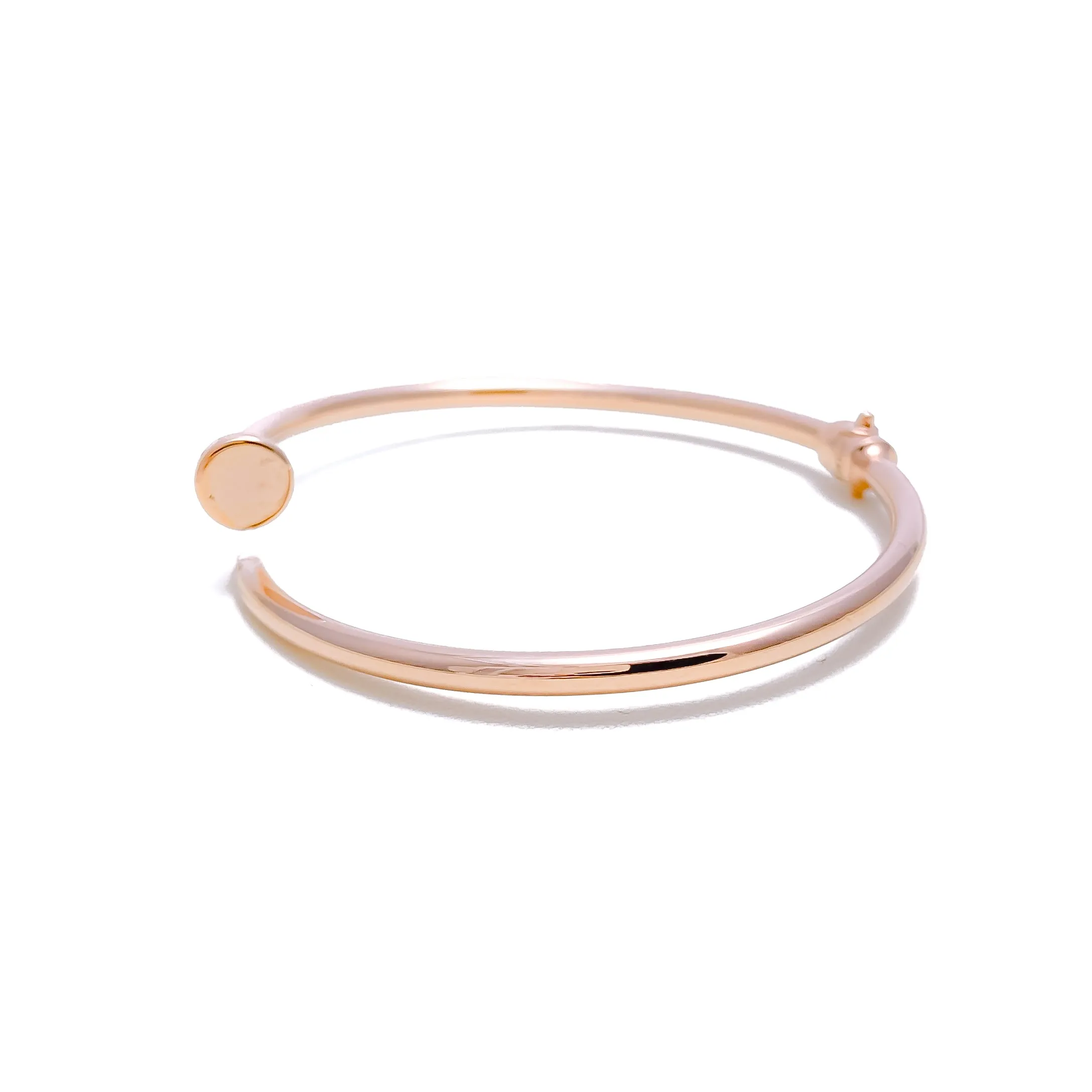 Blush 21k Nail Bangle Bracelet