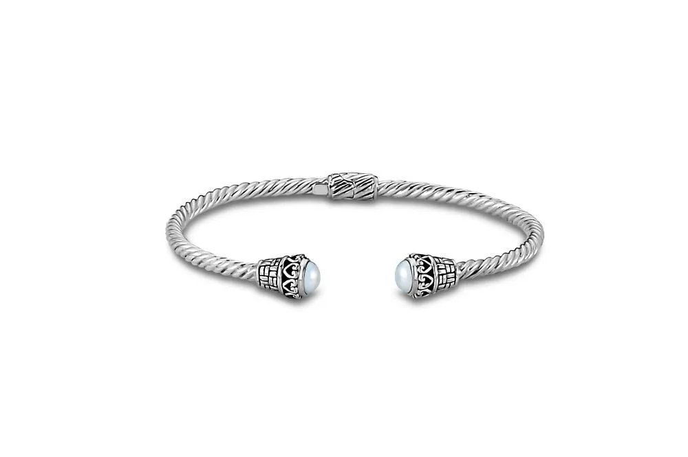 Butak Bangle- White Pearl