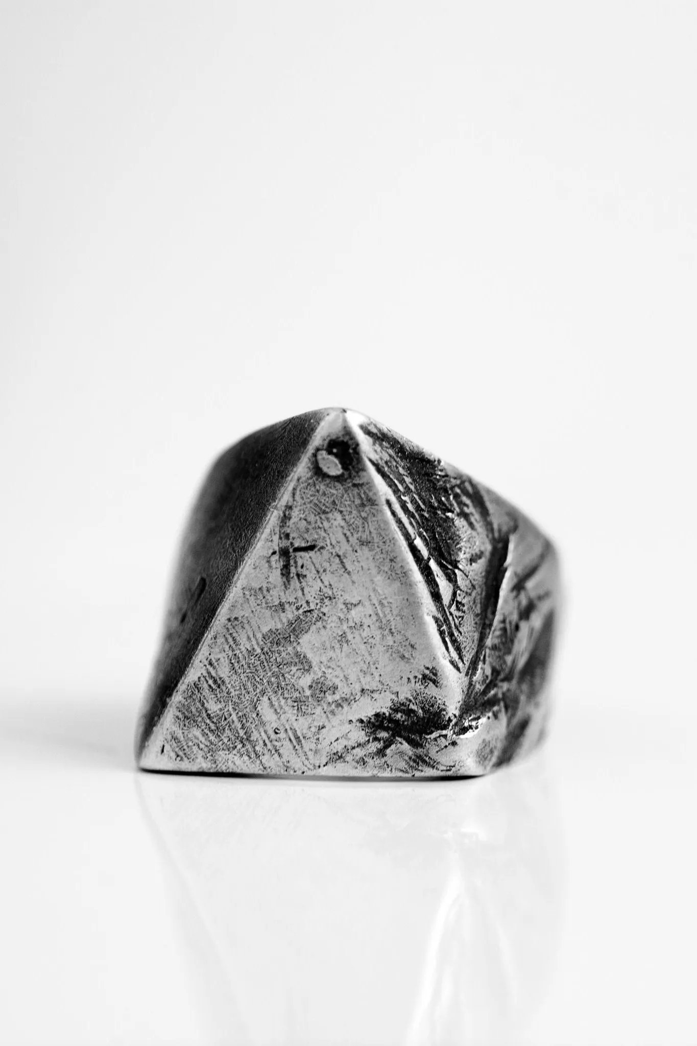 Cannibal Triangle Signet Ring