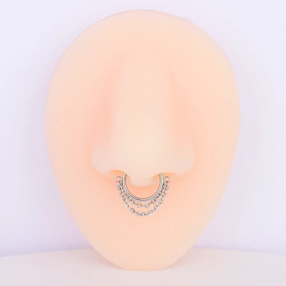 Chain Hoop Nose Ring