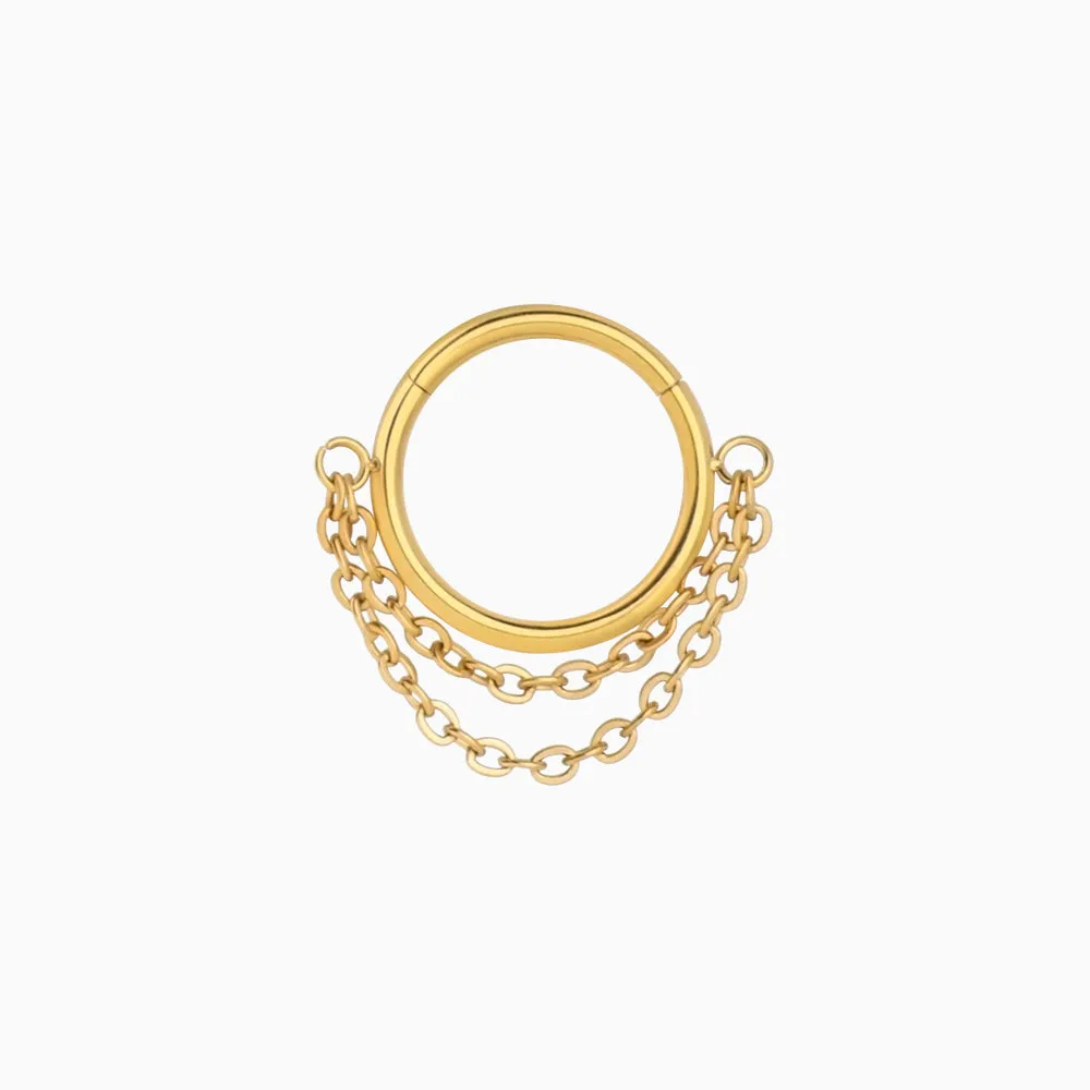 Chain Hoop Nose Ring