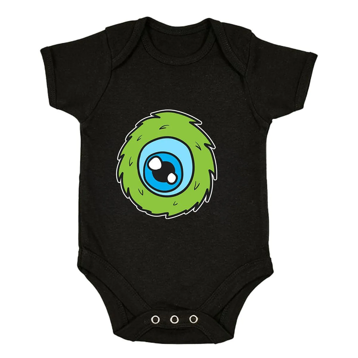 Cookie Green Tongue Monster Eye Funny Gift Drawing Printed Baby & Toddler Body Suit