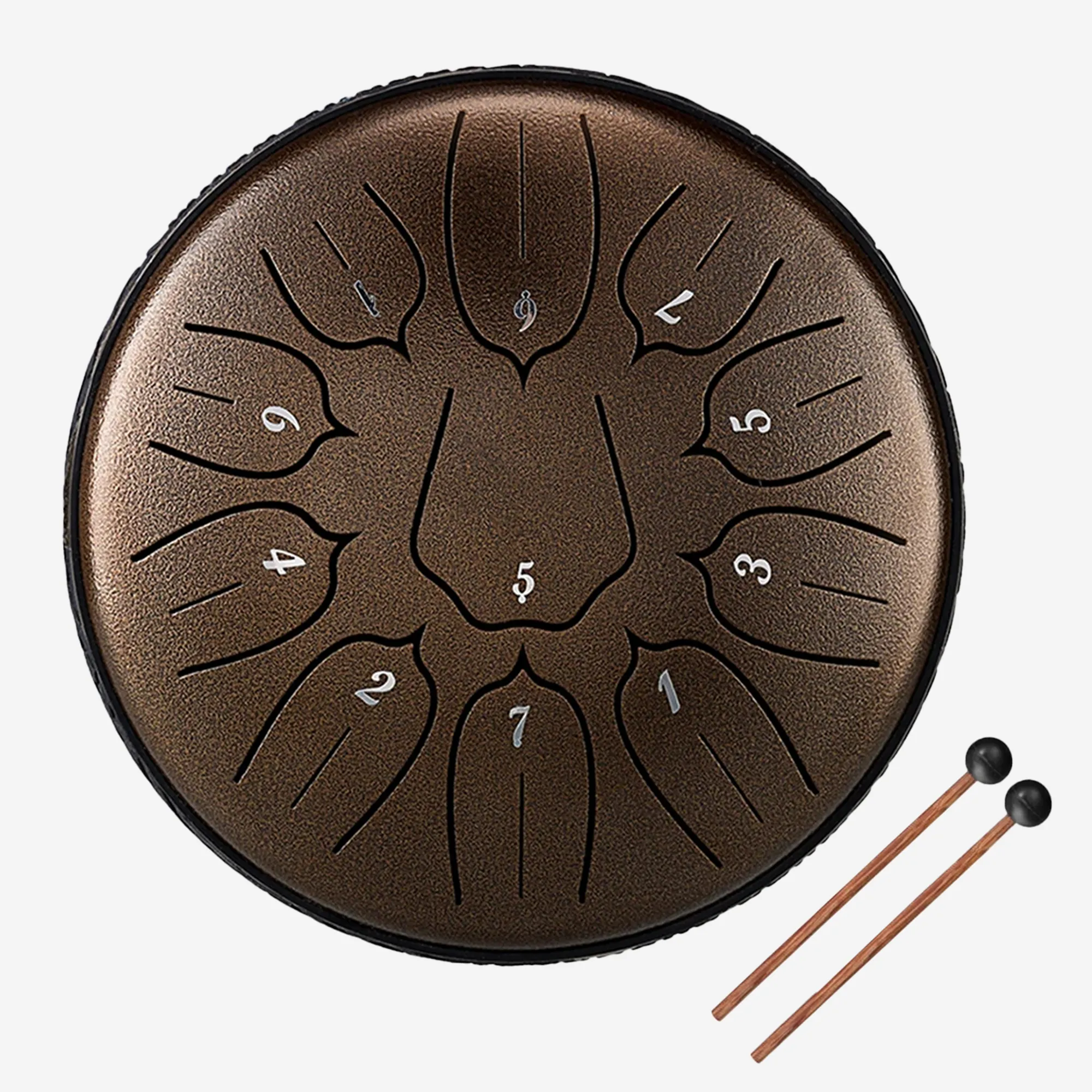 Delightful 11-Tone Steel Tongue Yoga Drum