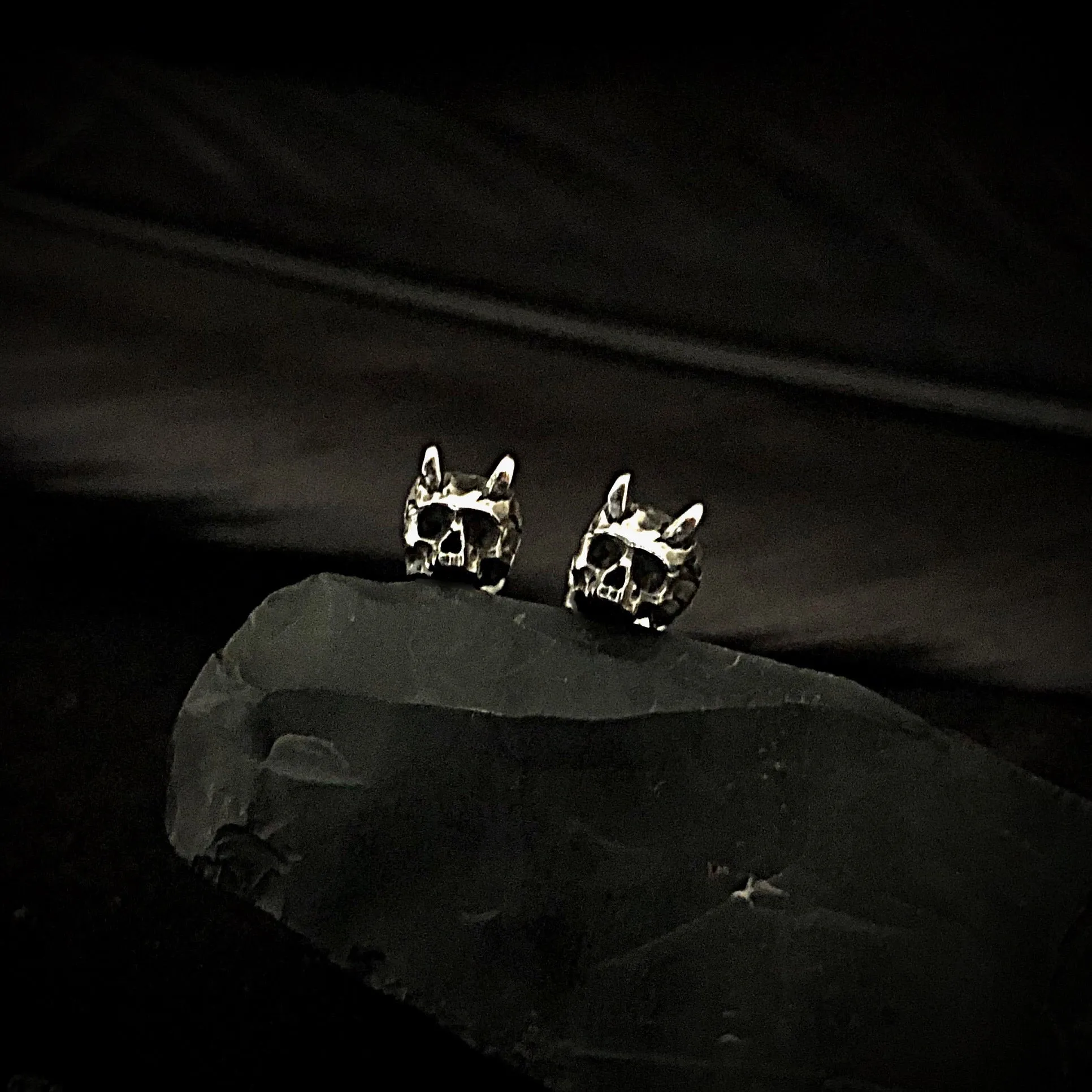 Devil Stud Earrings