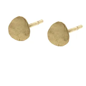 Disc Stud Earrings