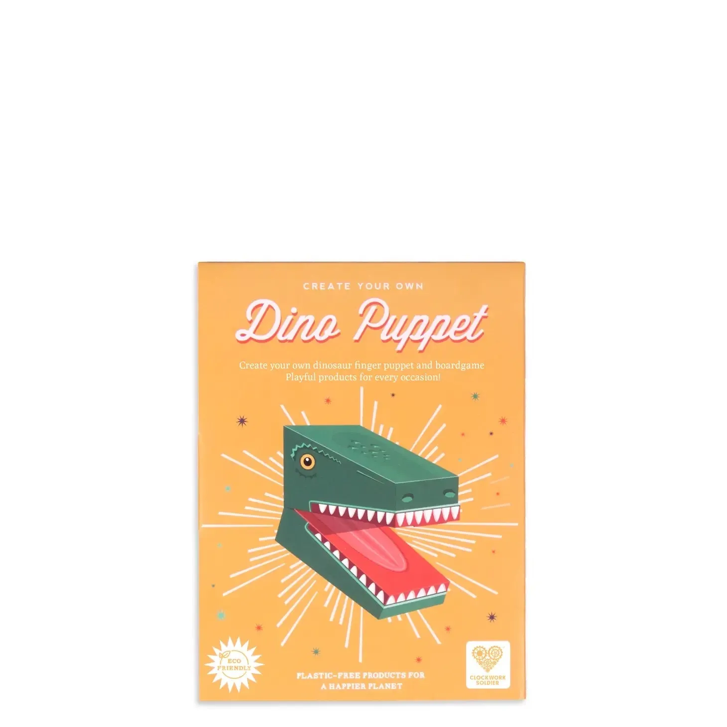 DIY Dino Finger Puppet