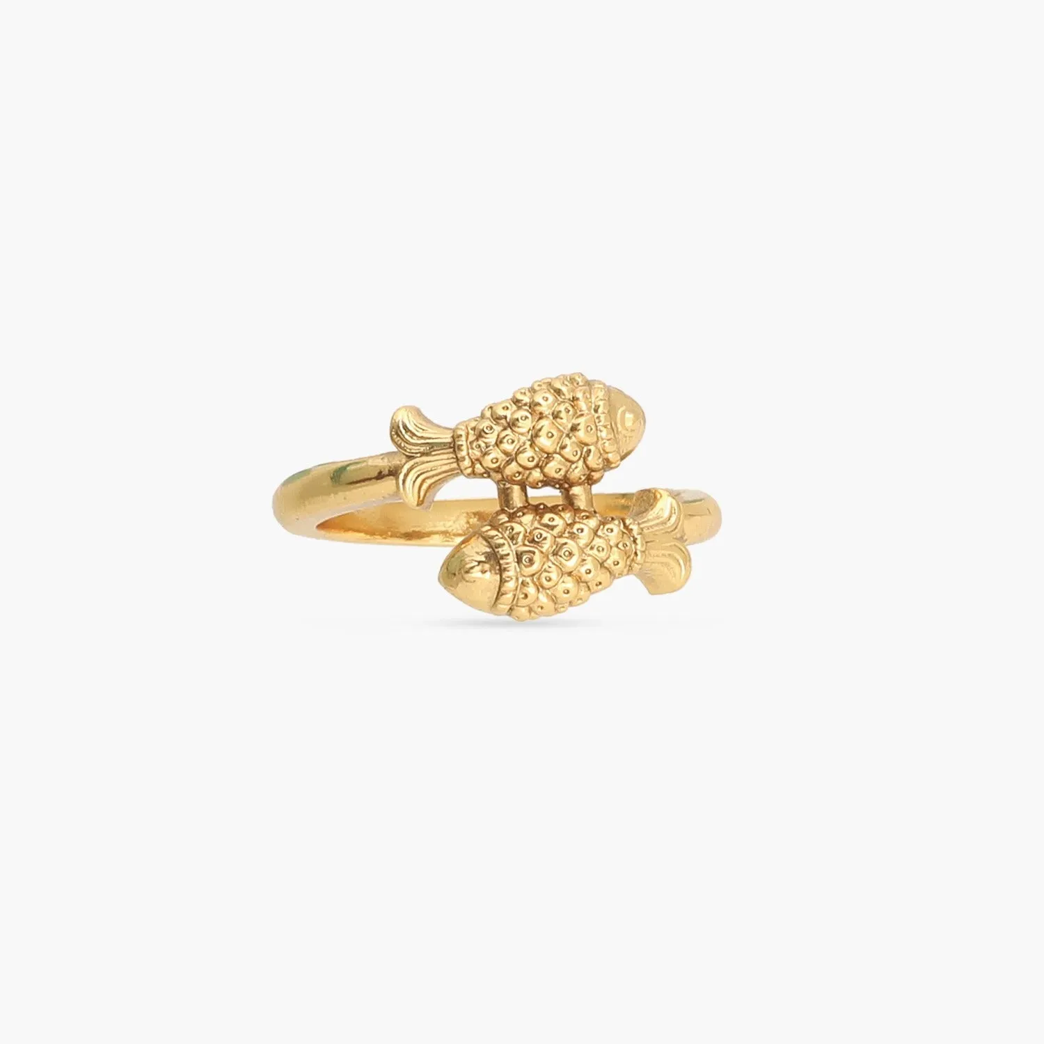 Double Fish Classic Finger Ring