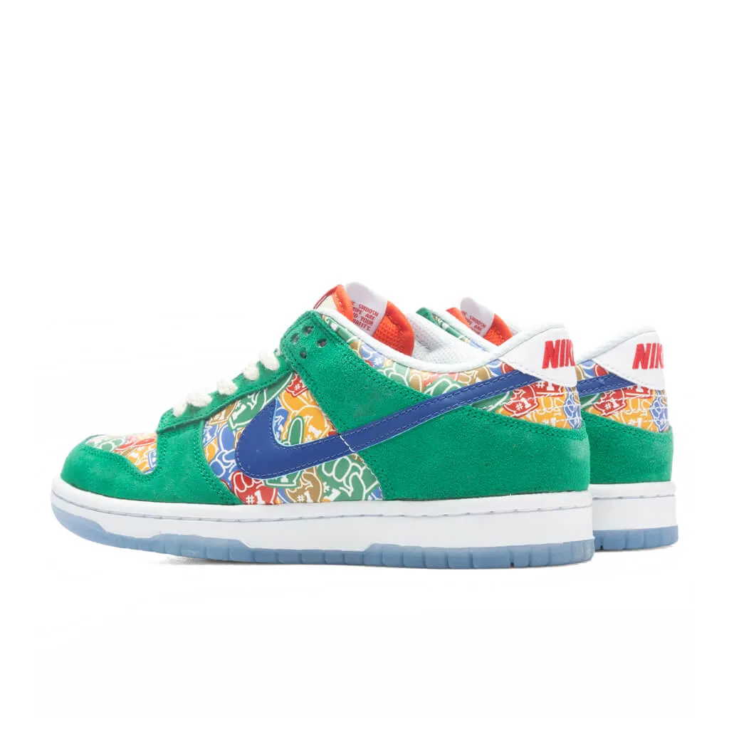 Dunk Low (GS) 'Foam Finger' - Stadium Green/Old Royal/White