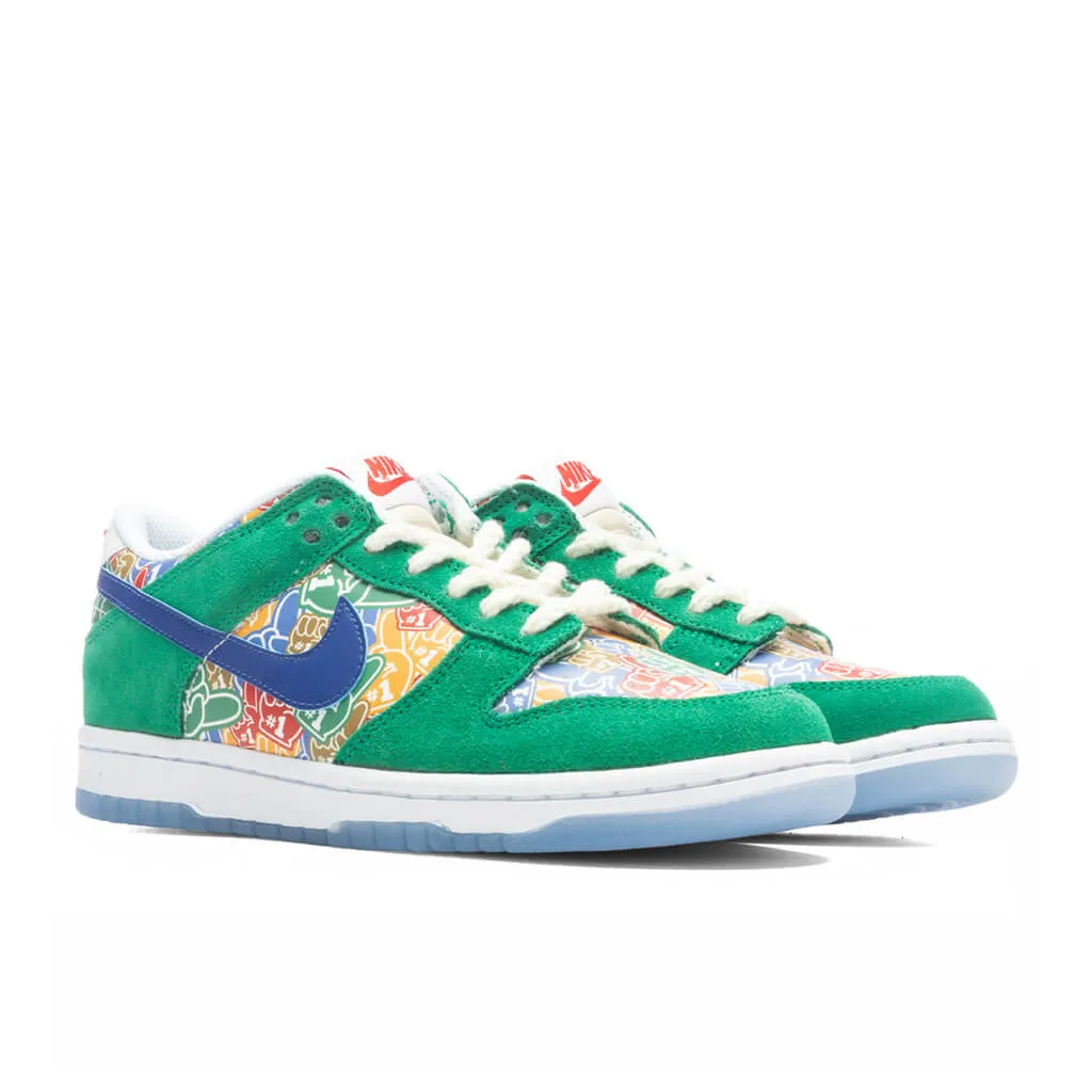 Dunk Low (GS) 'Foam Finger' - Stadium Green/Old Royal/White