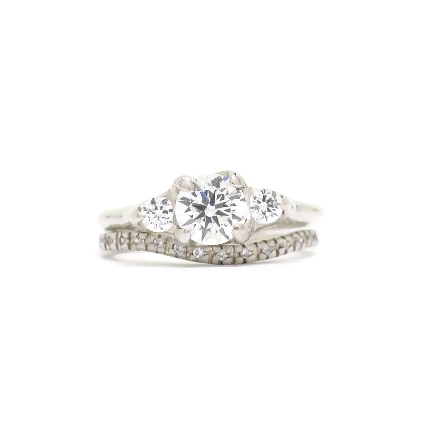 e. scott nuptials... The Glimmer Thin Curved Wedding Ring