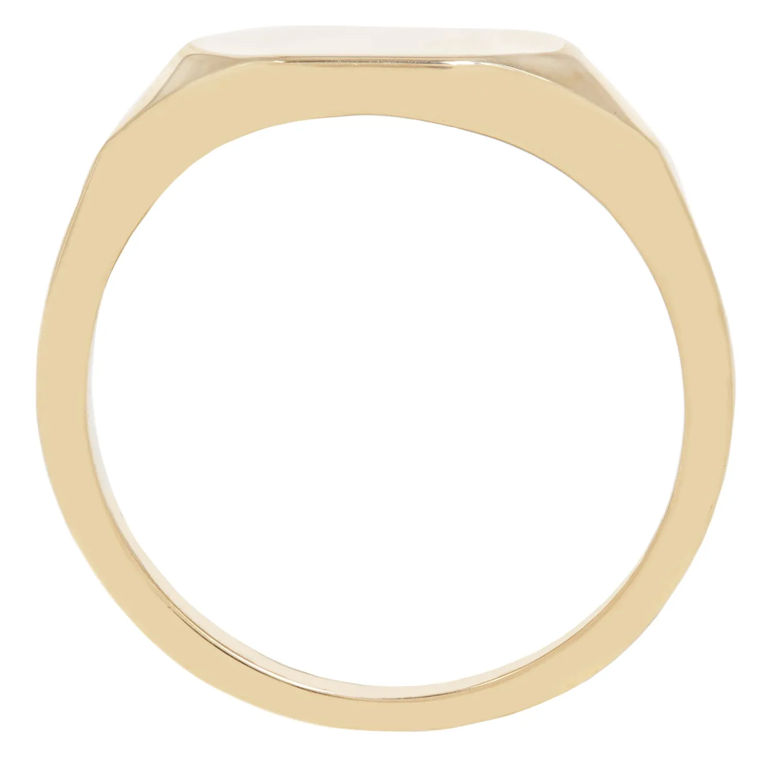 Elongated Summit Signet Ring