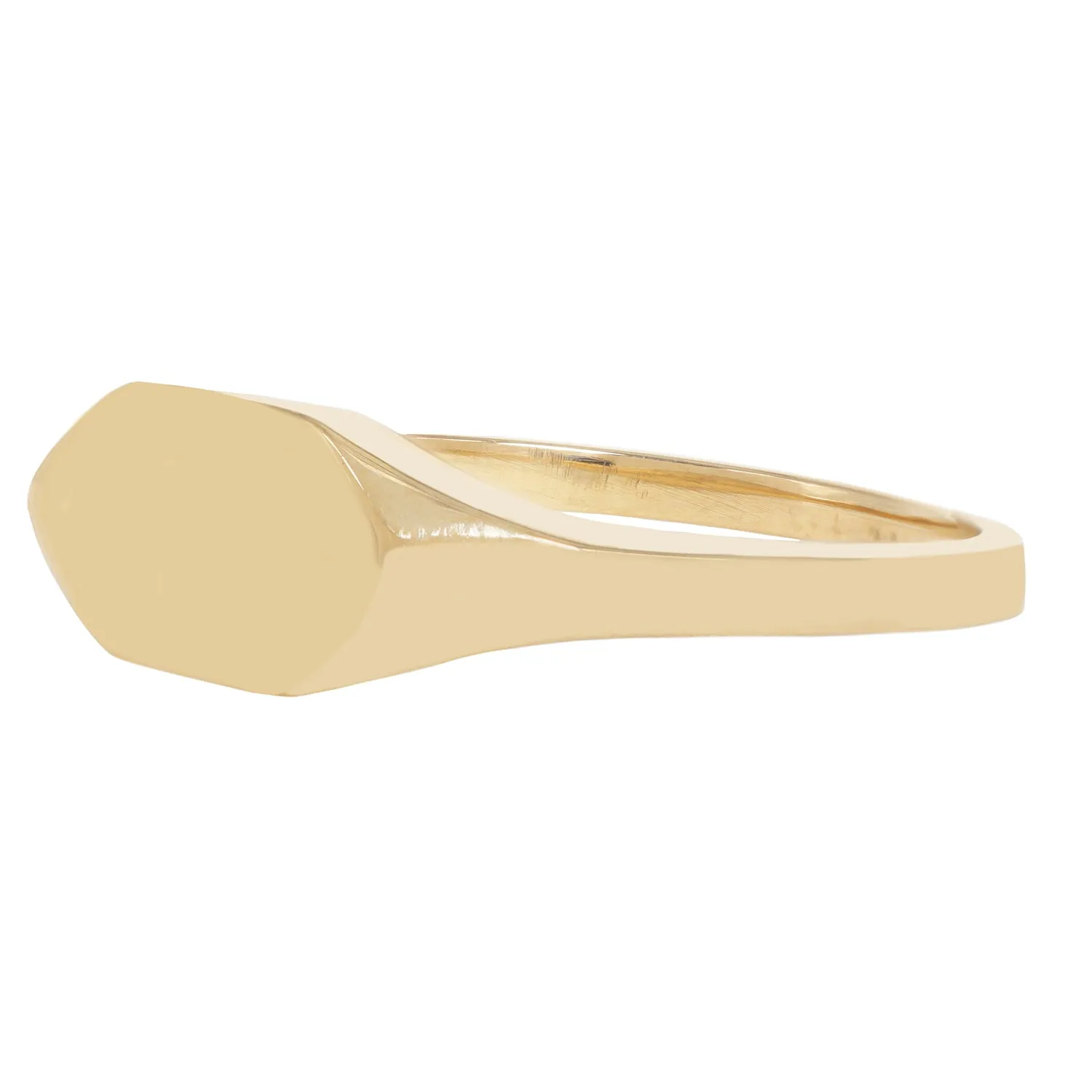 Elongated Summit Signet Ring