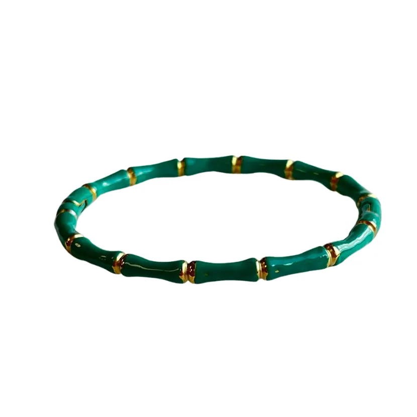 Enamel Bamboo Bangle