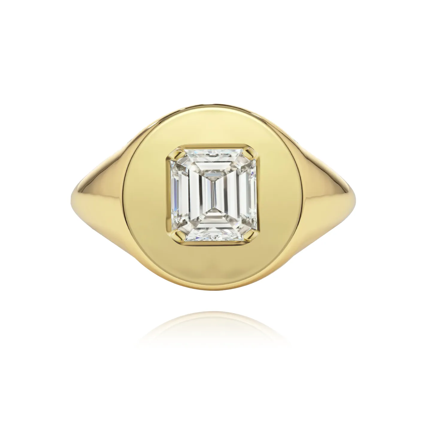 Fancy Shape Statement Signet Ring