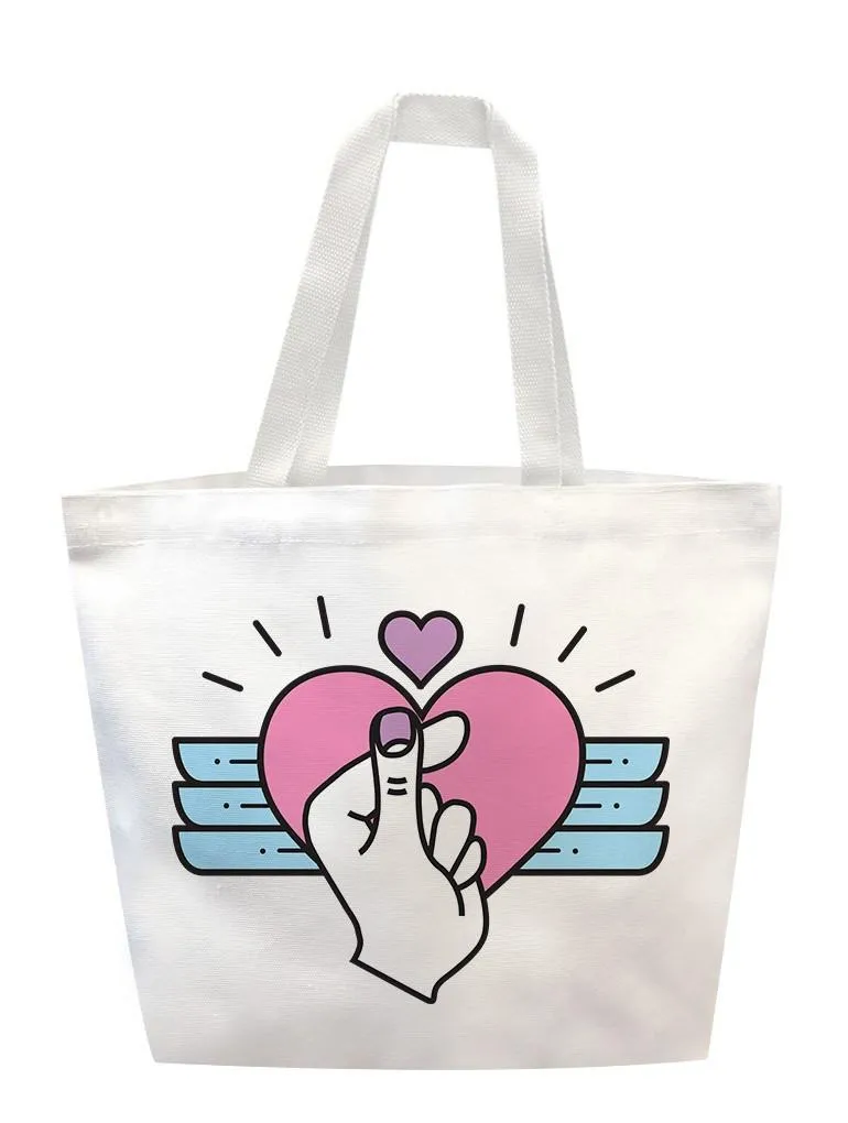 Finger Heart Tote