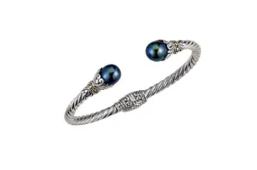 Fresh Water Bangle- Blue Pearl