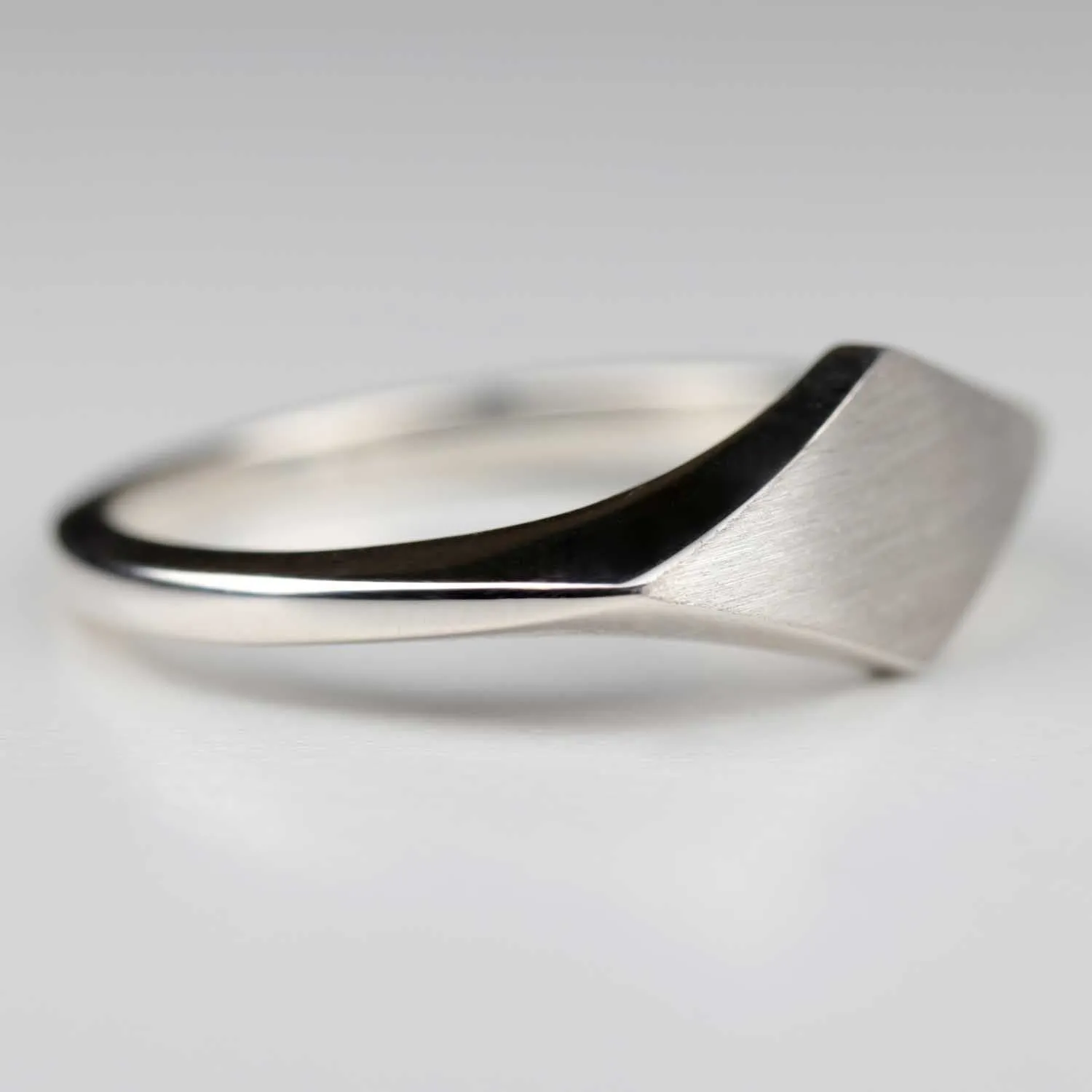 Geometric Signet Ring