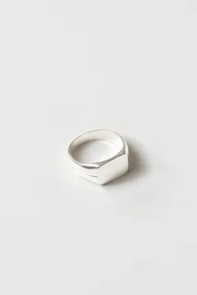 Gino Signet Ring in Sterling Silver