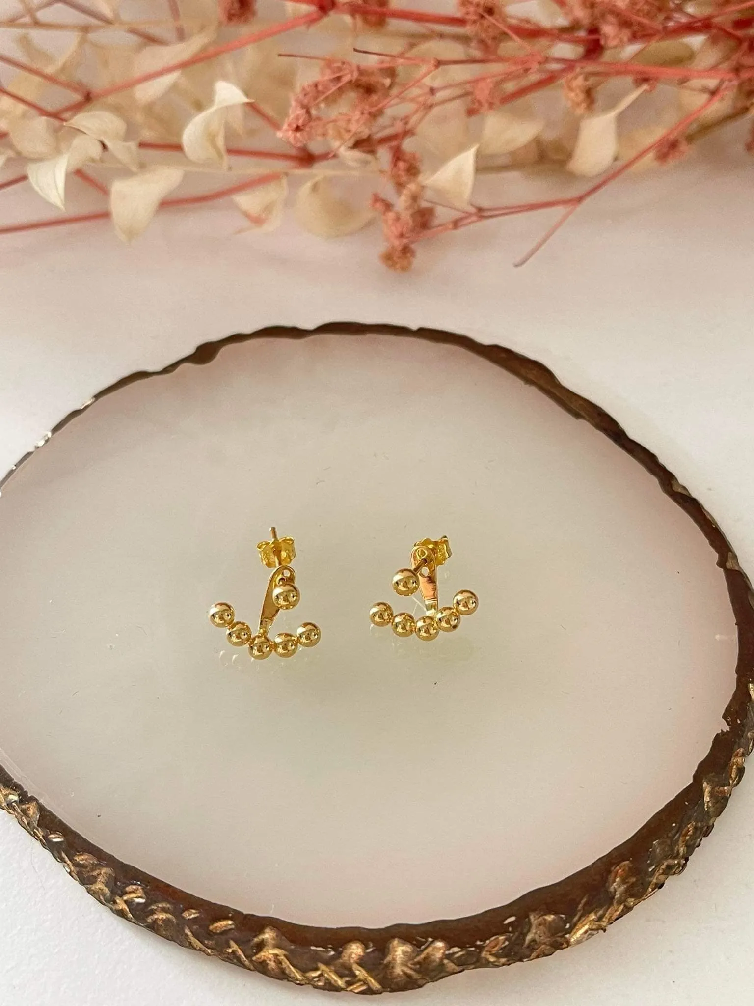 #GOLD2024 | 18K Golden Bubble Earrings