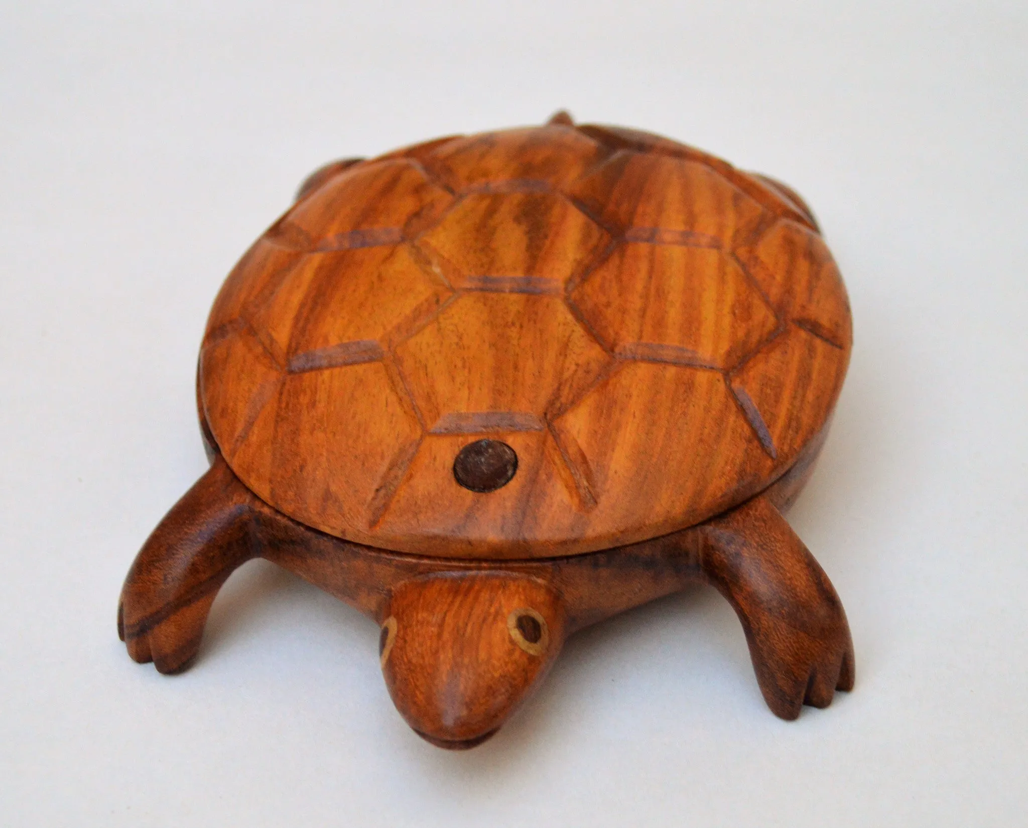 Hand-carved Turtle jewelry box  from Egypt