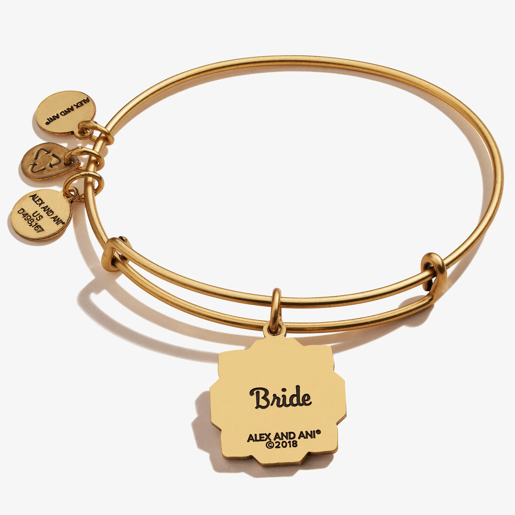 'Happily Ever After' Bride Charm Bangle