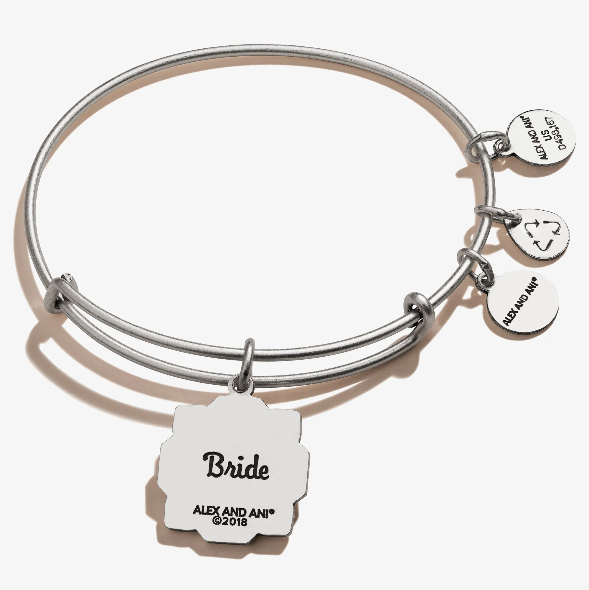 'Happily Ever After' Bride Charm Bangle