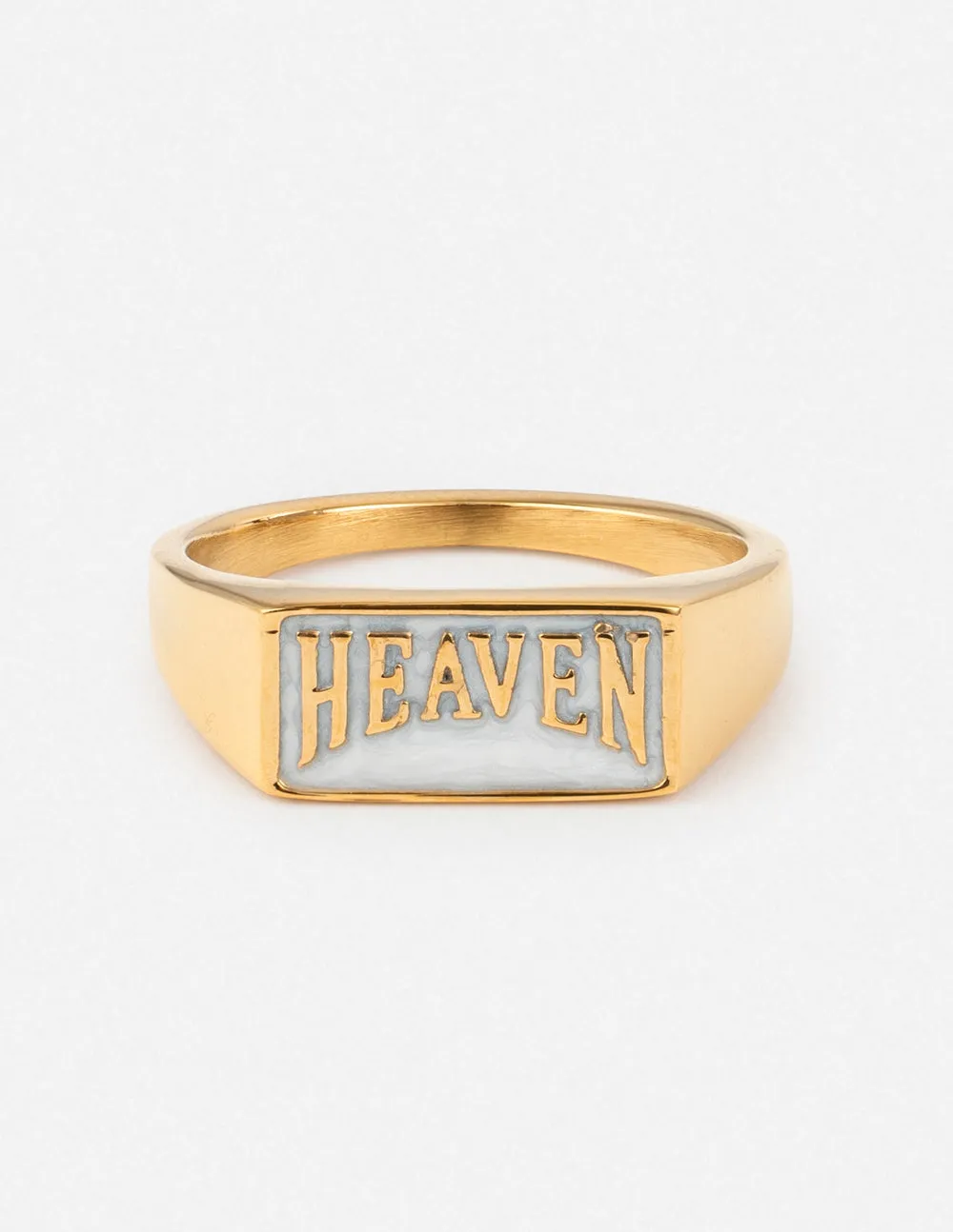 Heaven Rectangular Signet Ring