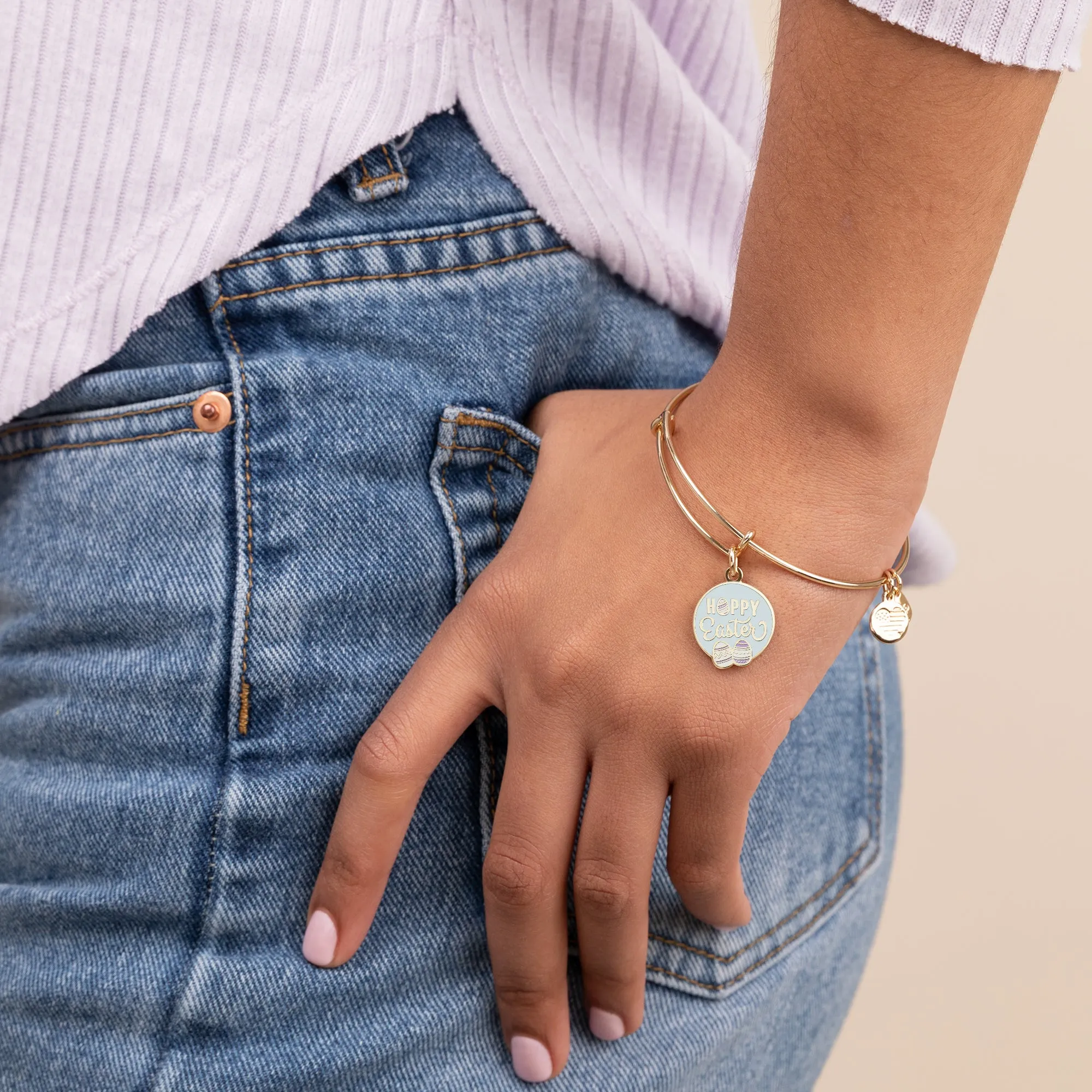 'Hoppy Easter' Charm Bangle