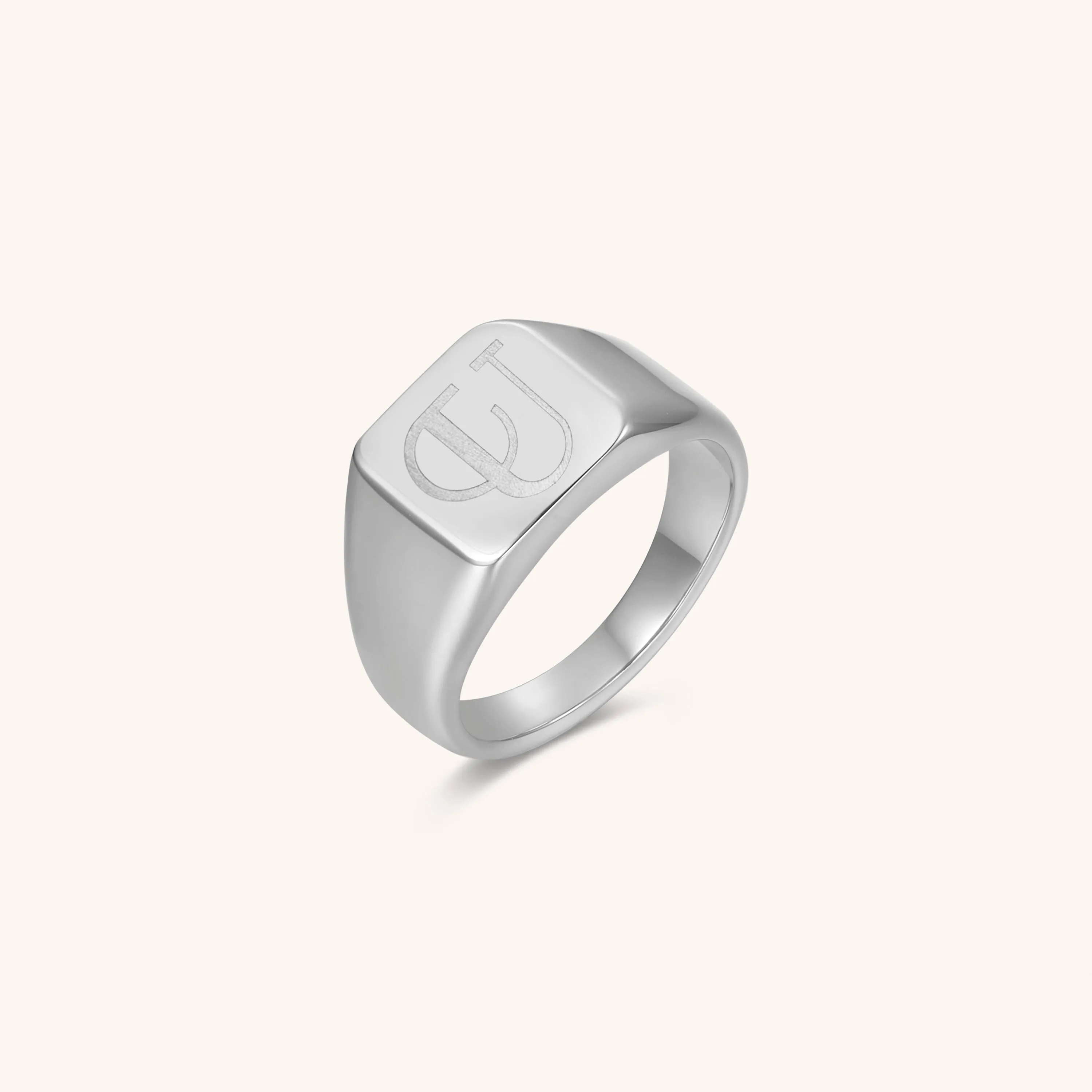 Initial Signet Ring - U