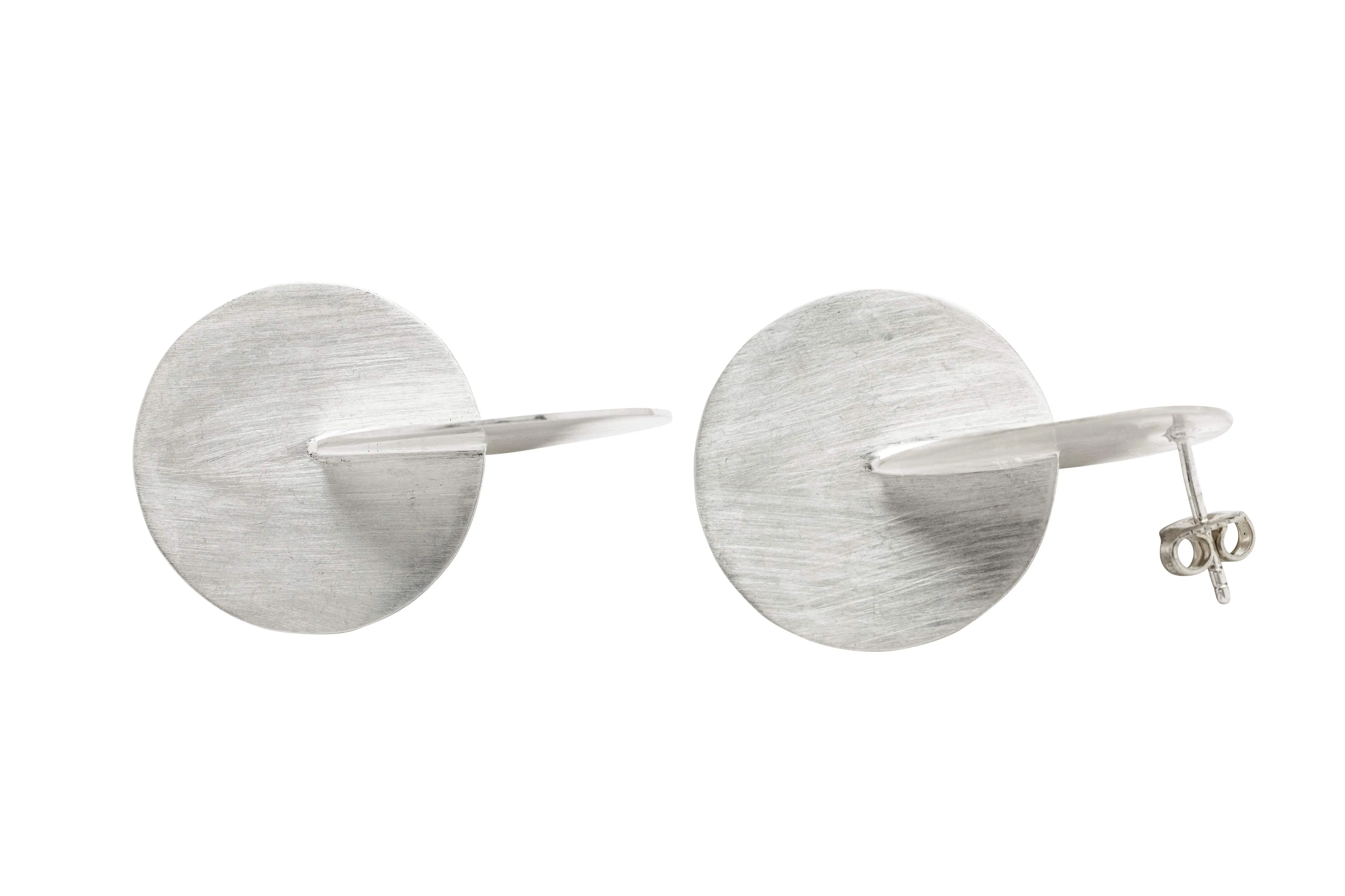 Interlocking Circles Stud Earrings