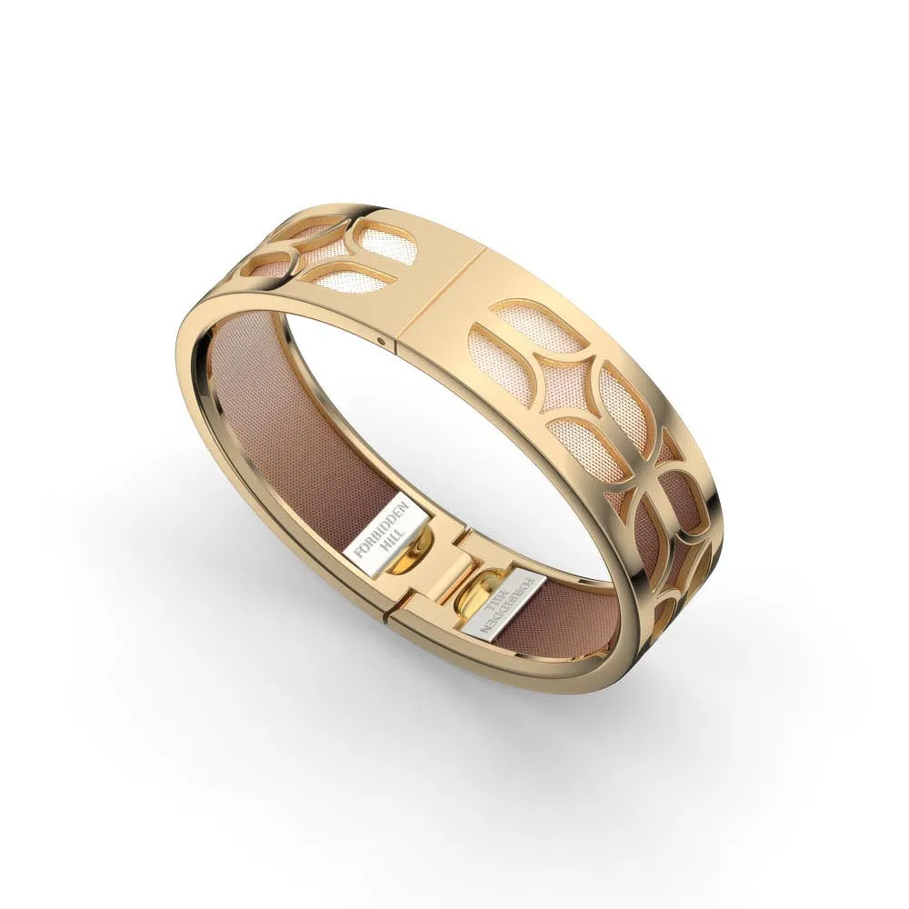 Kawung Bangle - Bronze Glow