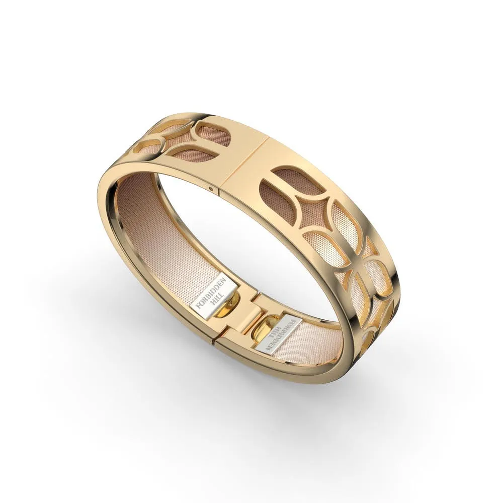 Kawung Bangle - Bronze Glow