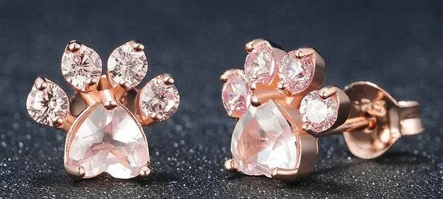 KITTEN PAW STUD EARRINGS