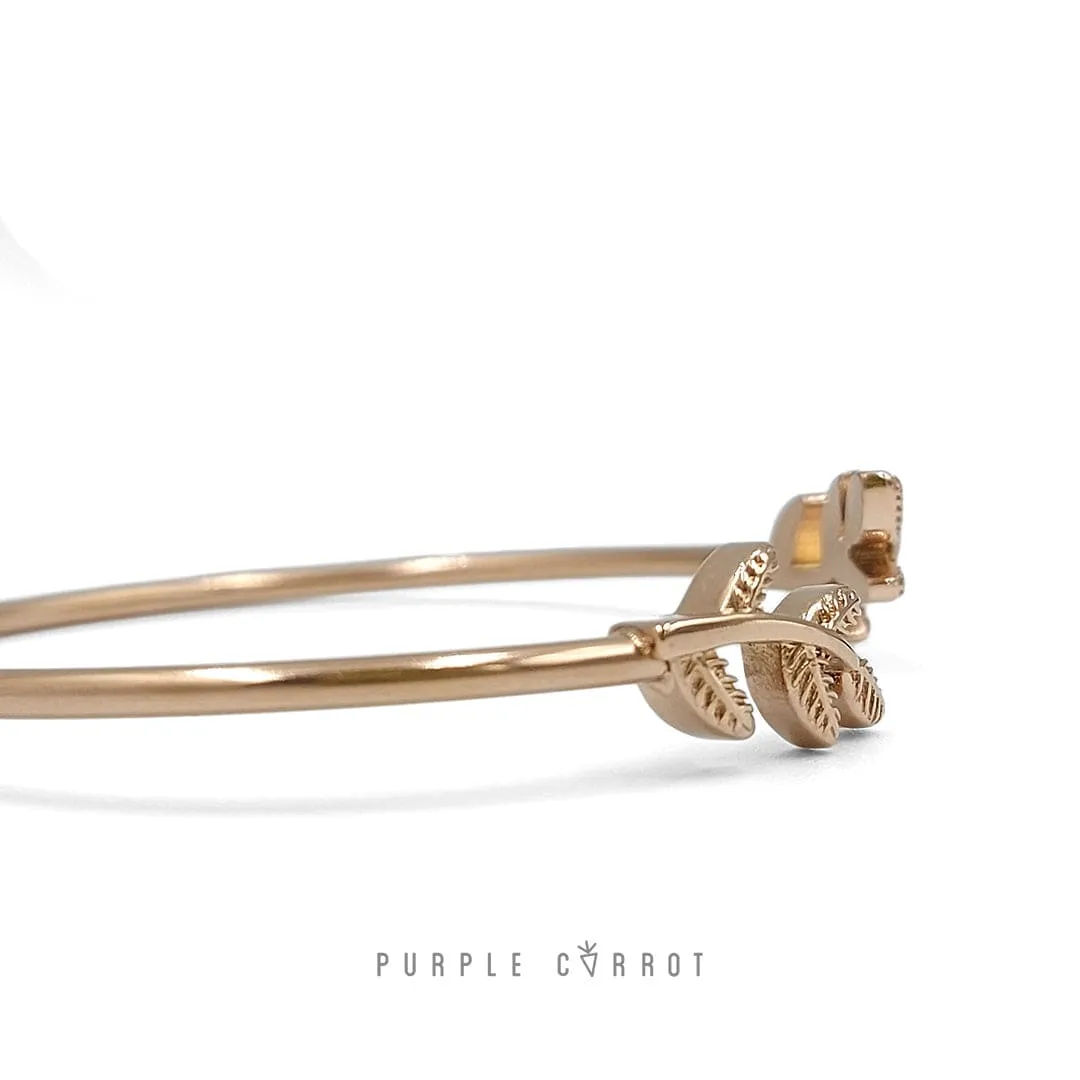 Leaf Cuff Bangle