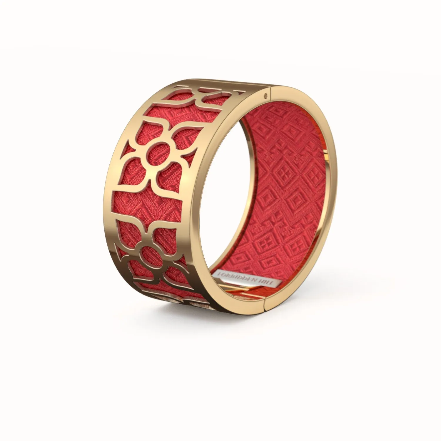 Lotus Bangle - Dragon Red