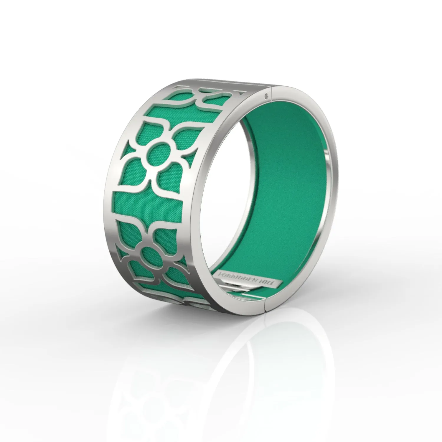 Lotus Bangle - Python Green