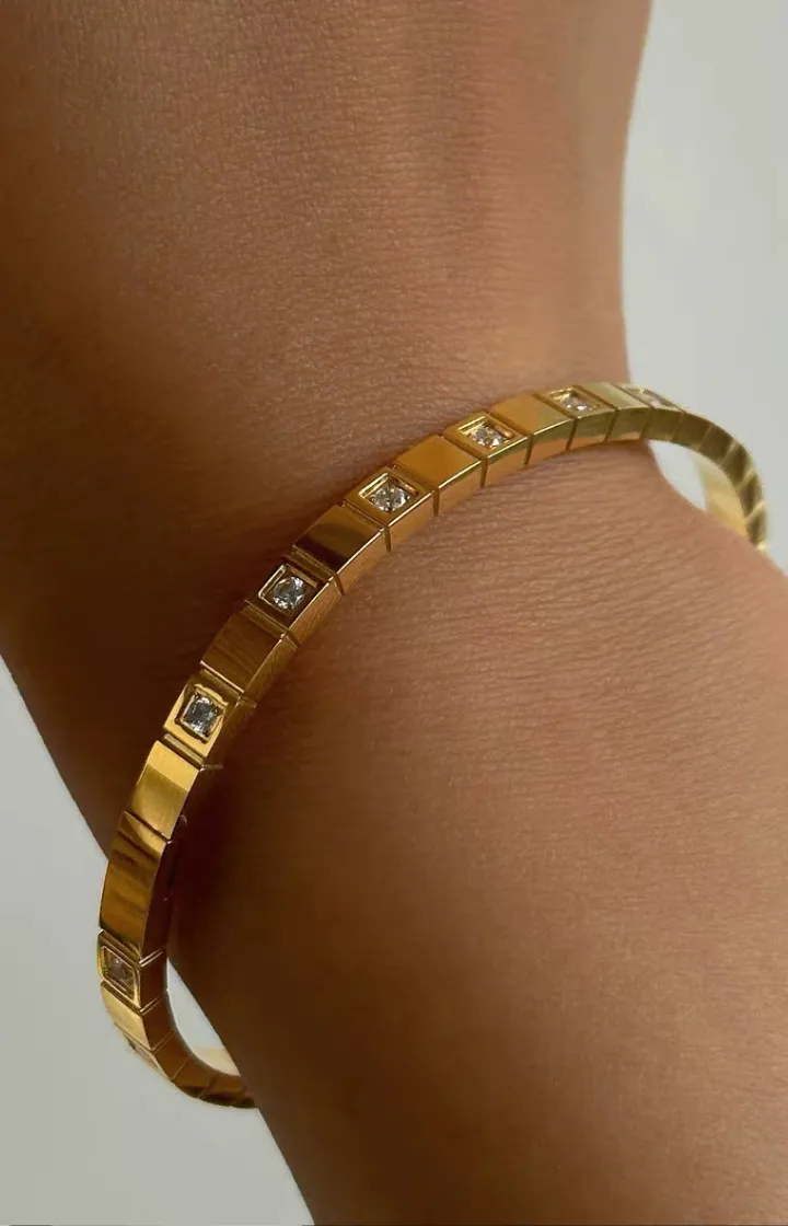 Madison with Cubic Zirconia Bangle