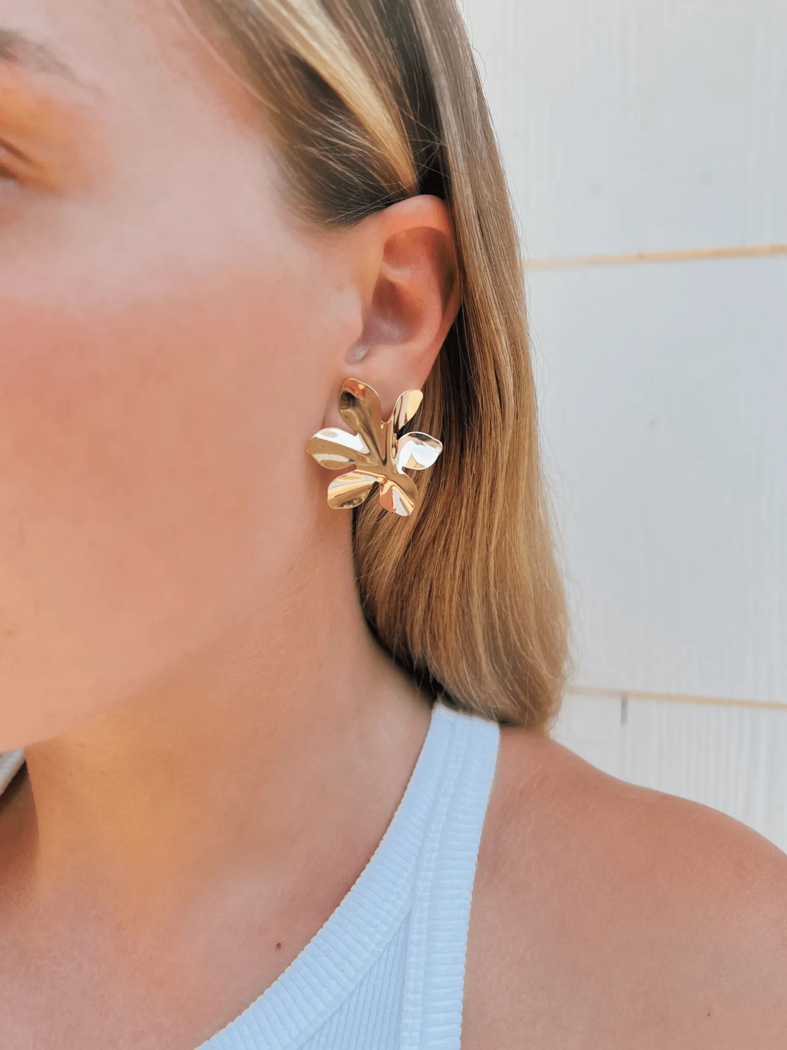 Paloma Flower Stud Earrings