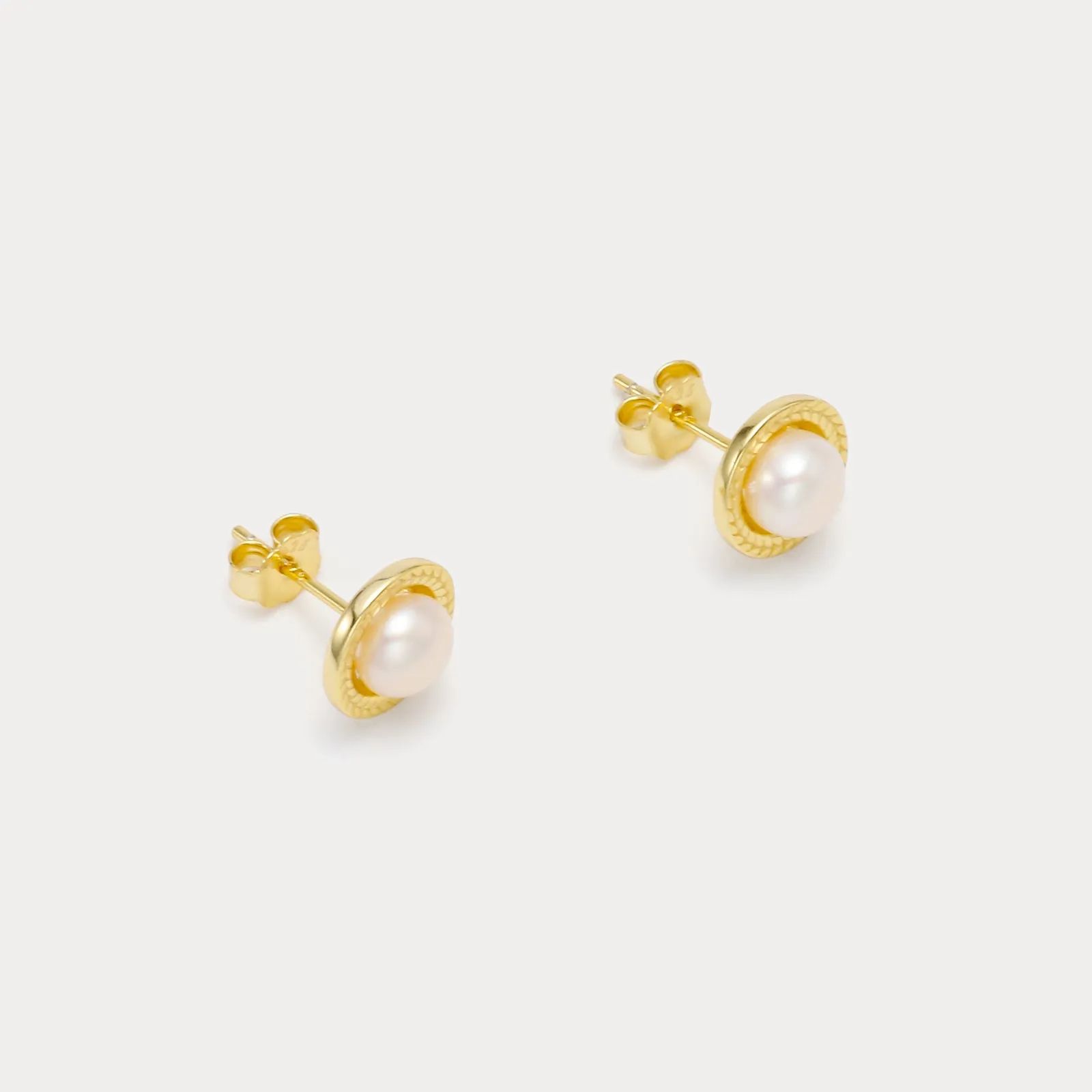 Pearl Stud Earrings