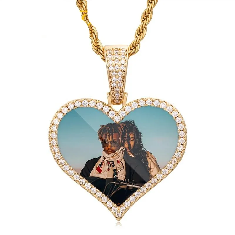 Personalized Crystal Heart Necklace- Exclusive Hip-Hop Jewelry