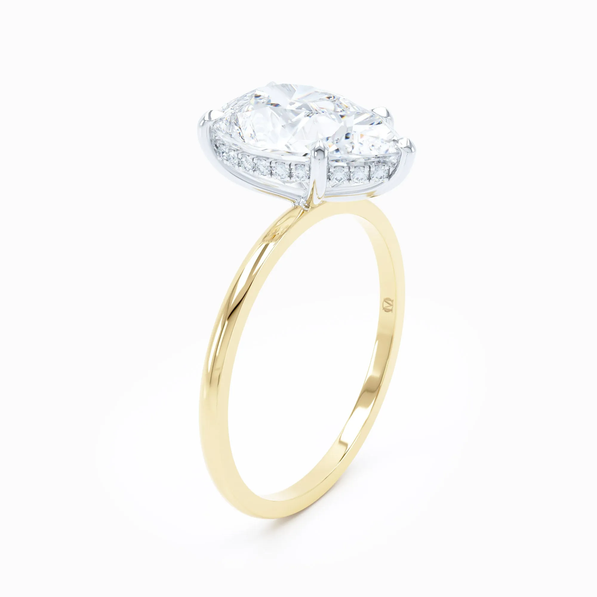 Petite Solitaire - Pear Engagement Ring